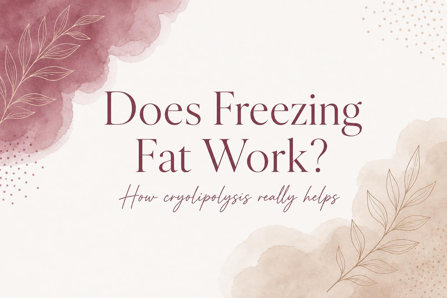 Does Freezing Fat Work? How Cryolipolysis Really Helps
