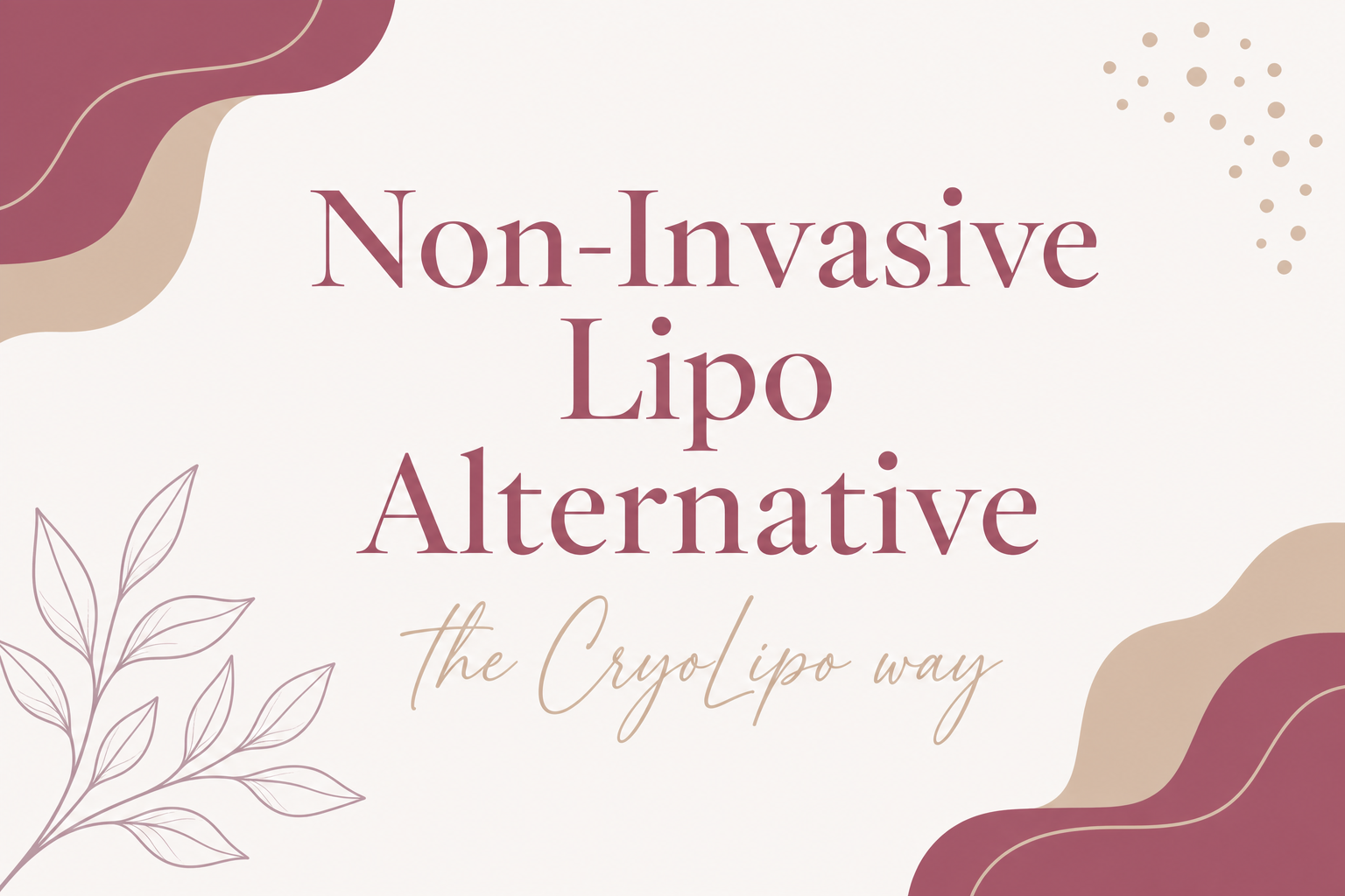 What Is a Non-Invasive Lipo Alternative? CryoLipo Explained