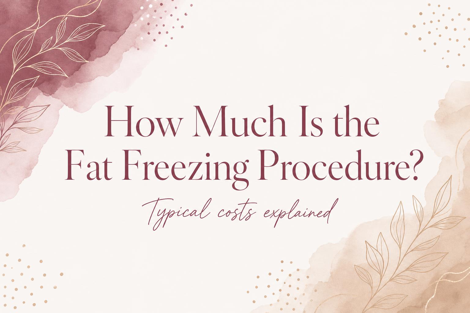 How Much Is Freezing Fat Procedure: Typical Costs Explained