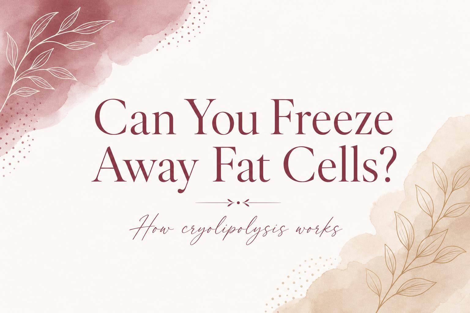 Can You Freeze Away Fat Cells? How Cryolipolysis Works